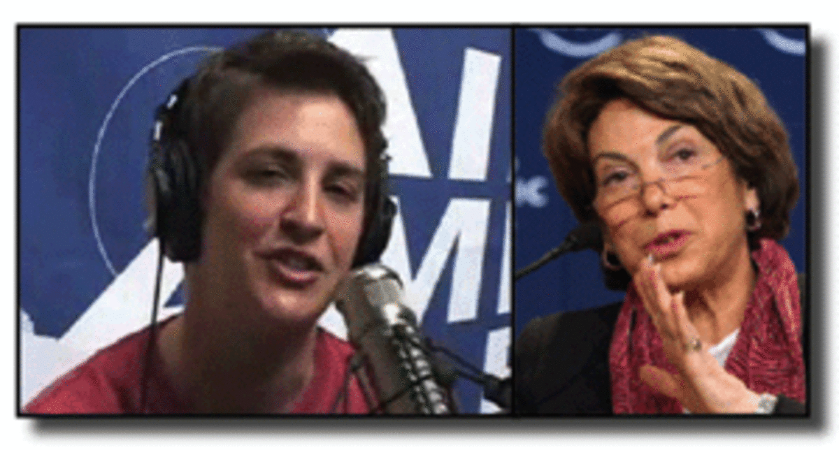 Rachel Maddow and Laura Tyson