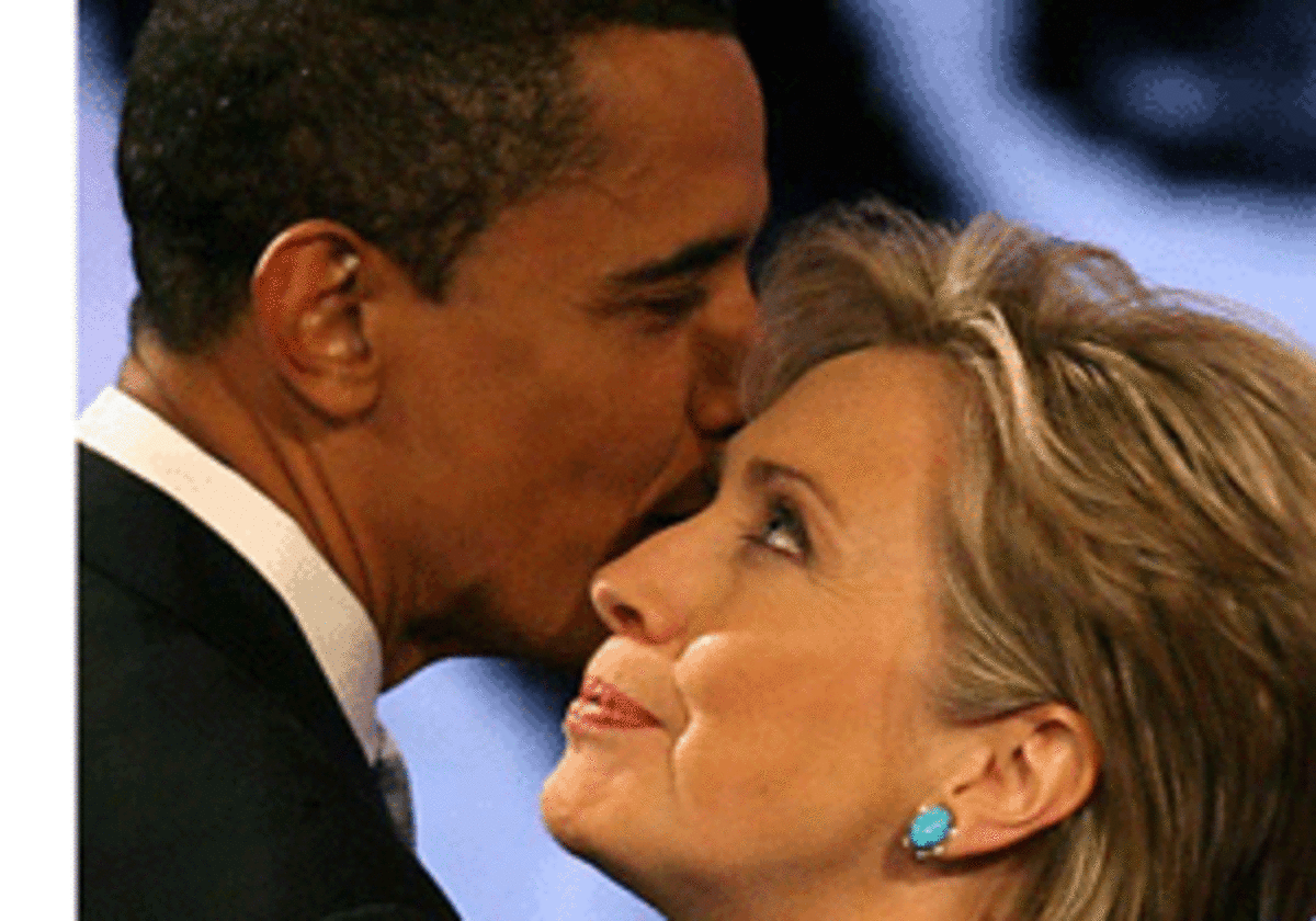 Obama and Clinton