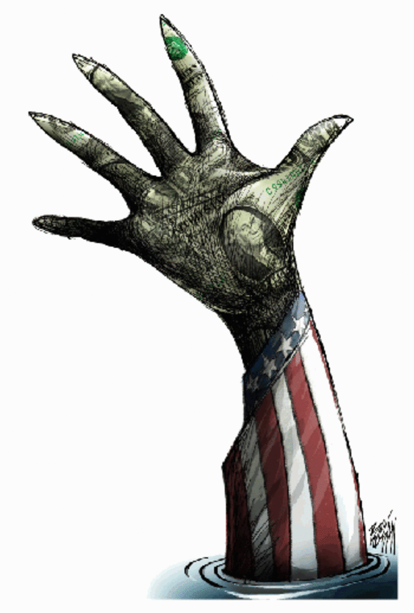 sinking uncle sam Guns and Butter (Again)