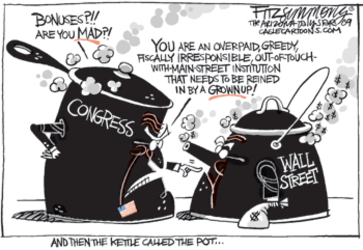 pot kettle AIG Bonuses: Dont Hate the Player, Hate the Game