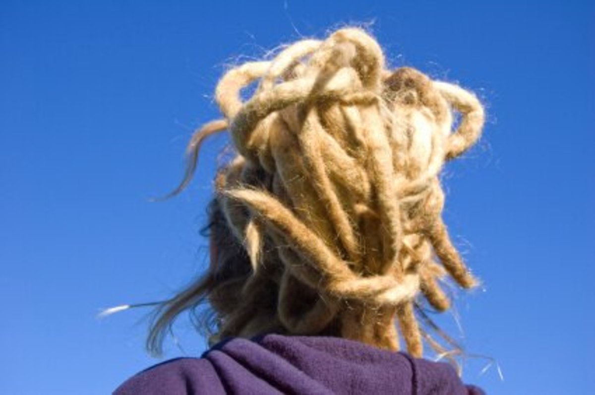 blond dreadlocks photo blond dreadlocks Messy Blond Dreadlocks of Grace