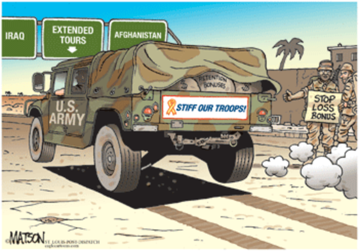 stiff our troops Military Recruiters? Afghanistan?