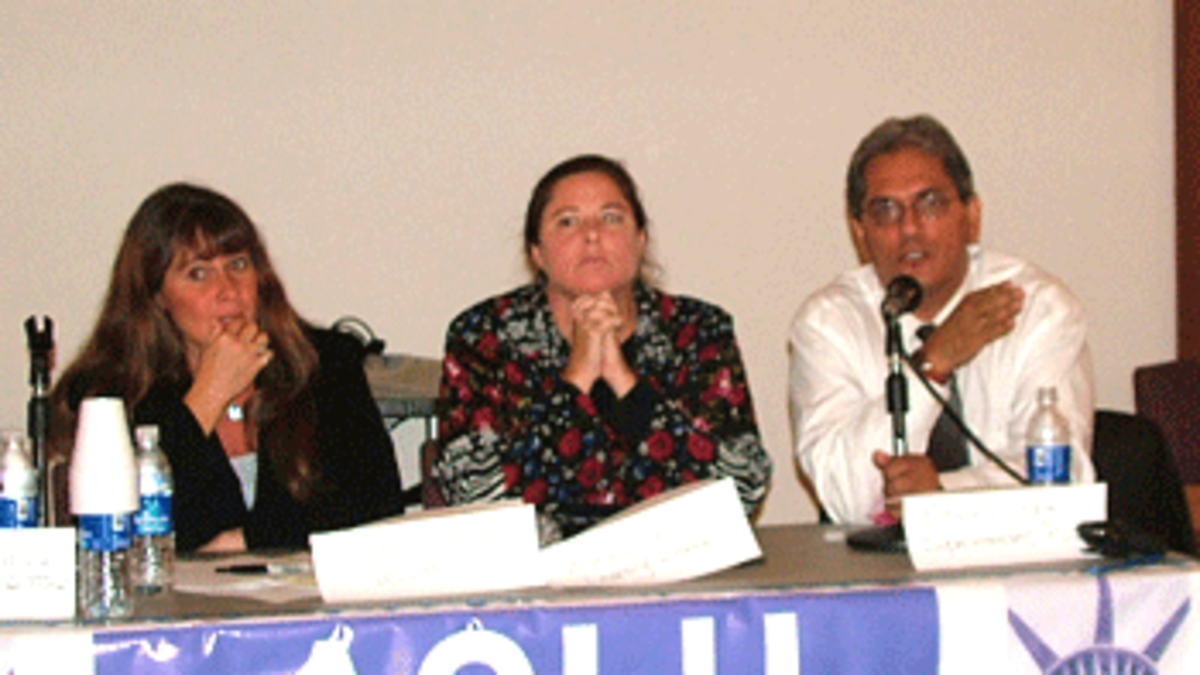 aclu_panel2 Miriam Krinsky, UCLA; Mikala Rahn, Learning Works!; Edwin Diaz, Pasadena Unified School District.