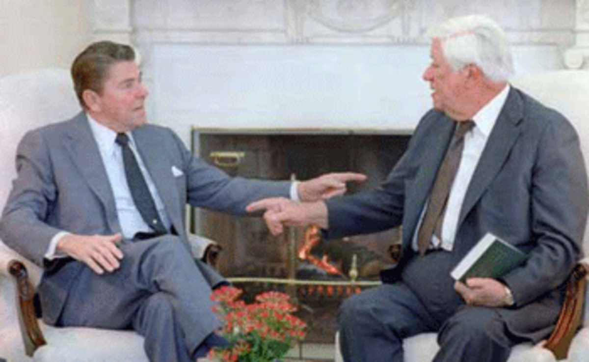 Ronald Reagan and Tip O'Neill