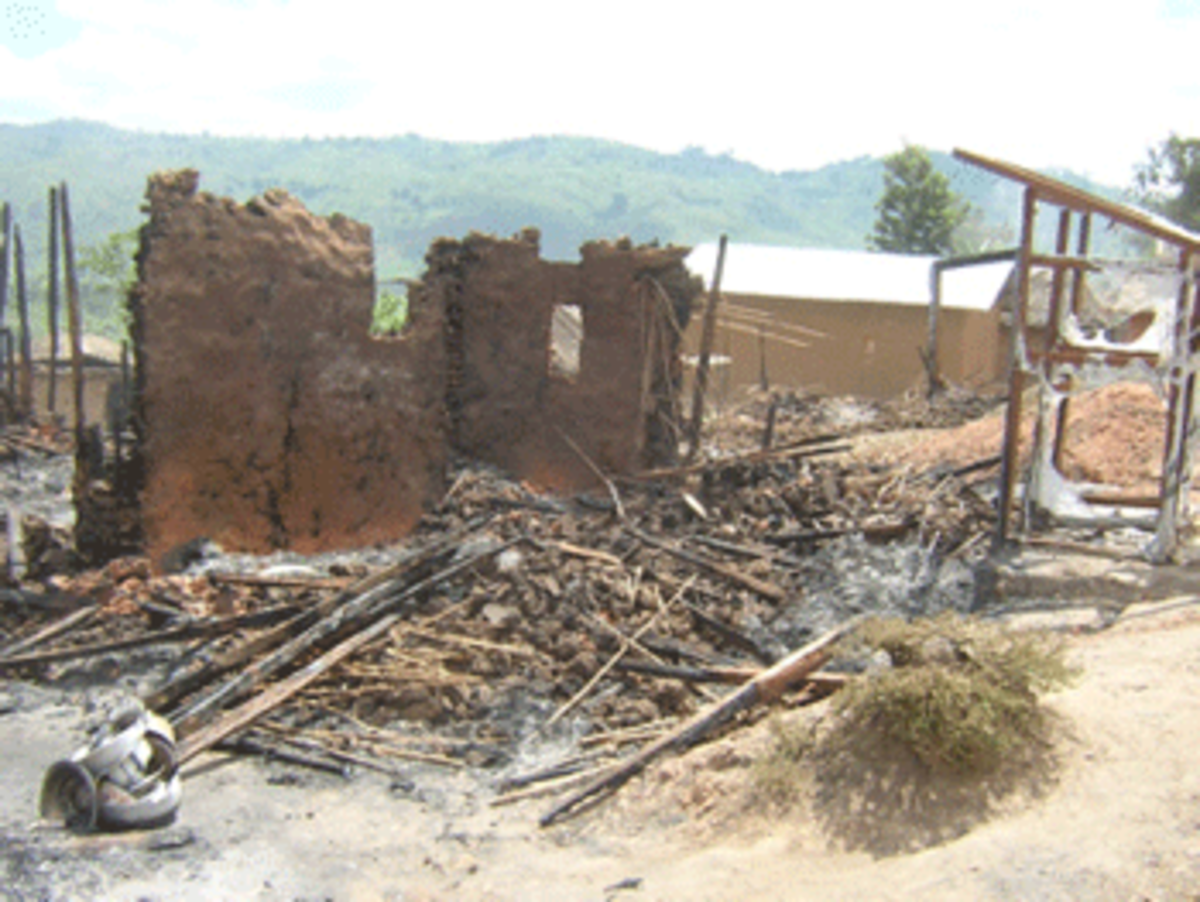 2009 10 13 Burning3 Satellite Imagery Proves Catastropic Failure of Joint Rwanda/Congo Military Exercizes