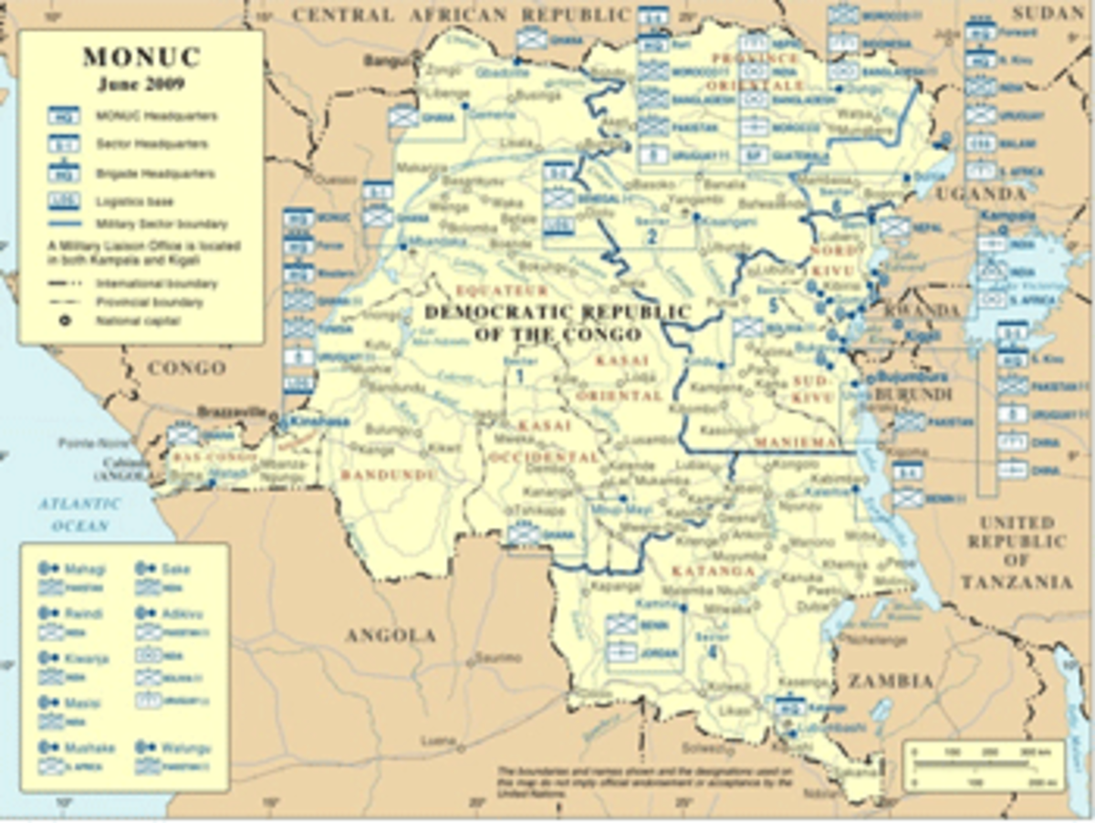 Monuc-map Monuc map U.N. Envoy Says Womens Breasts Hacked Off: Congo Refuses to Arrest Commander