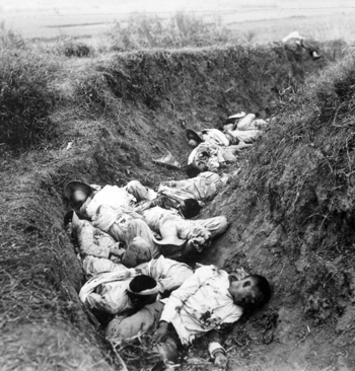 Filipino casulaties in the Philippine-American War.