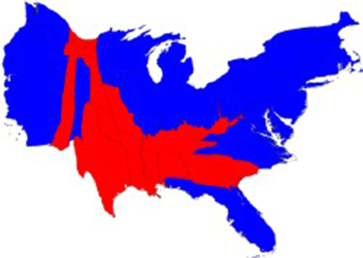 Map photo Map Memo to Washington: We Are Not a Conservative Country