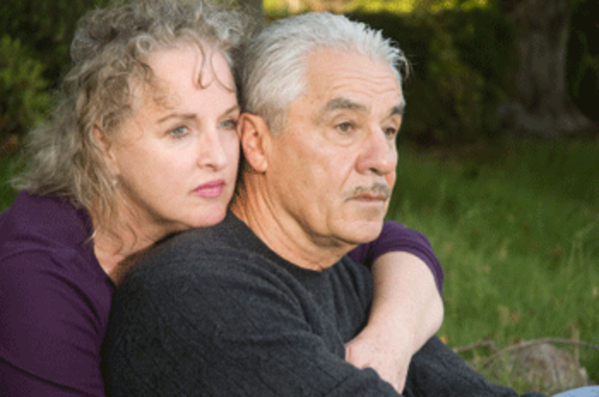 retired couple