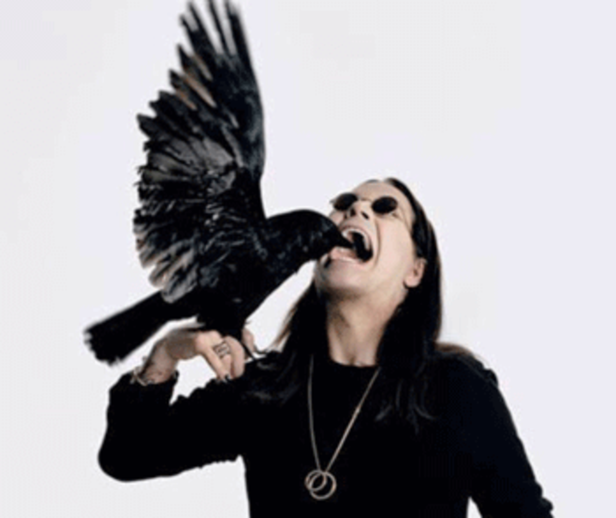 Ozzy Osbourne, dining.