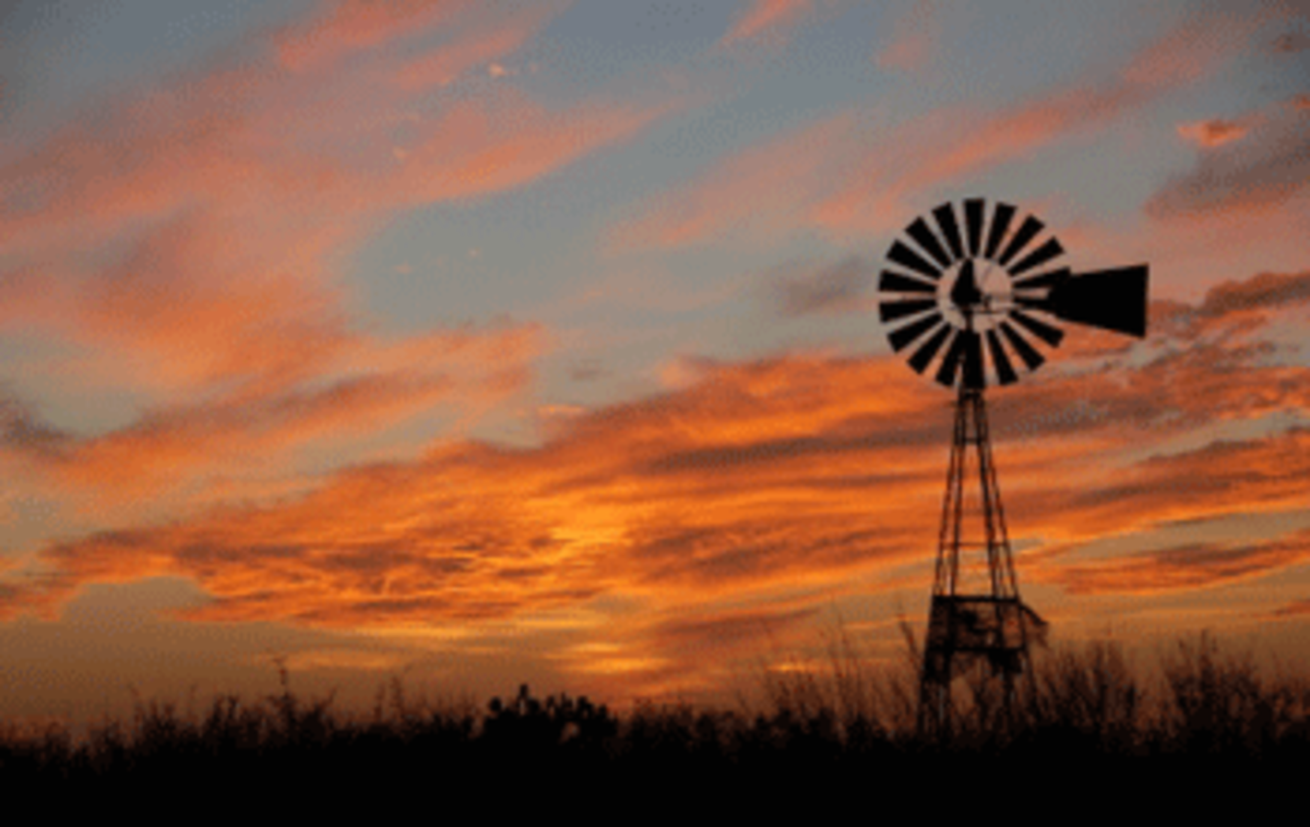 Texas windmill