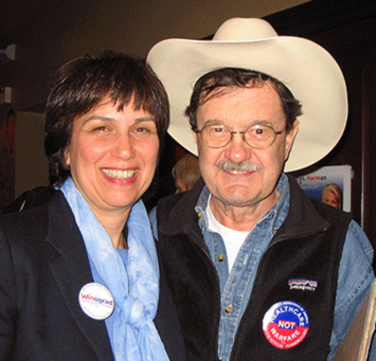 Marcy Winograd and Jim Hightower