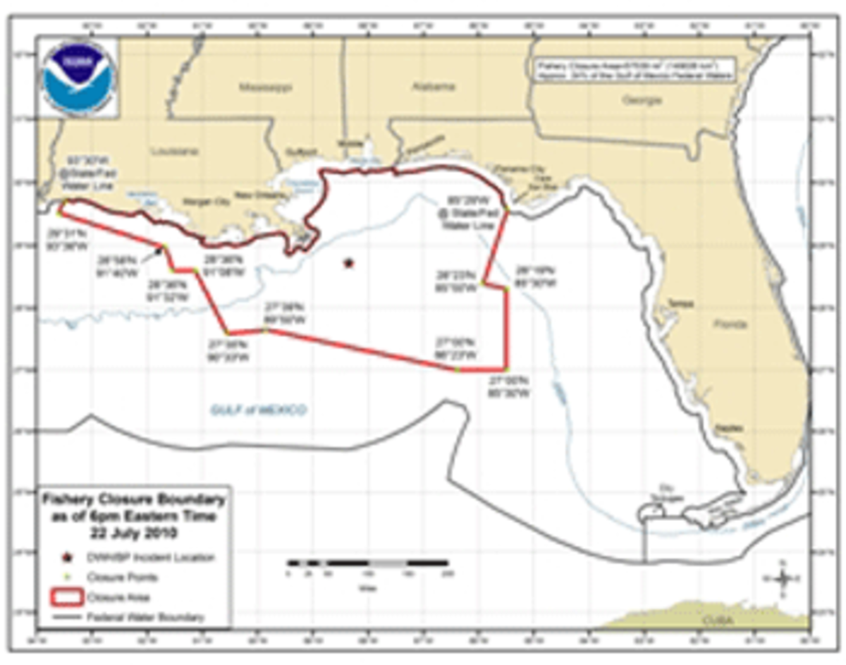 oilspill fisheries map
