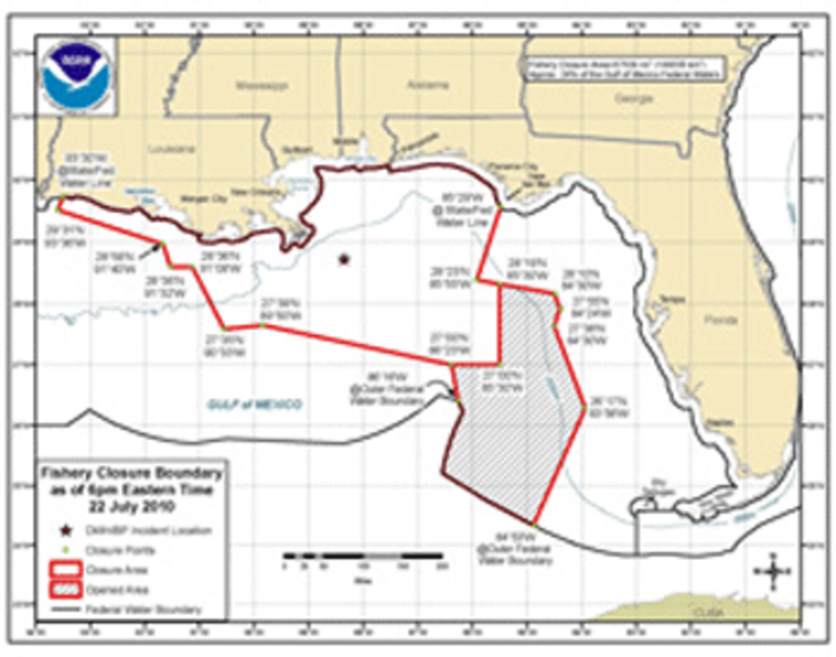 2010 07 22 BP OilSpill FisheryClosureMap 072210 reopen Gulf Fisheries Opened: Safe or BP Politics, PR and Sock Puppetry?