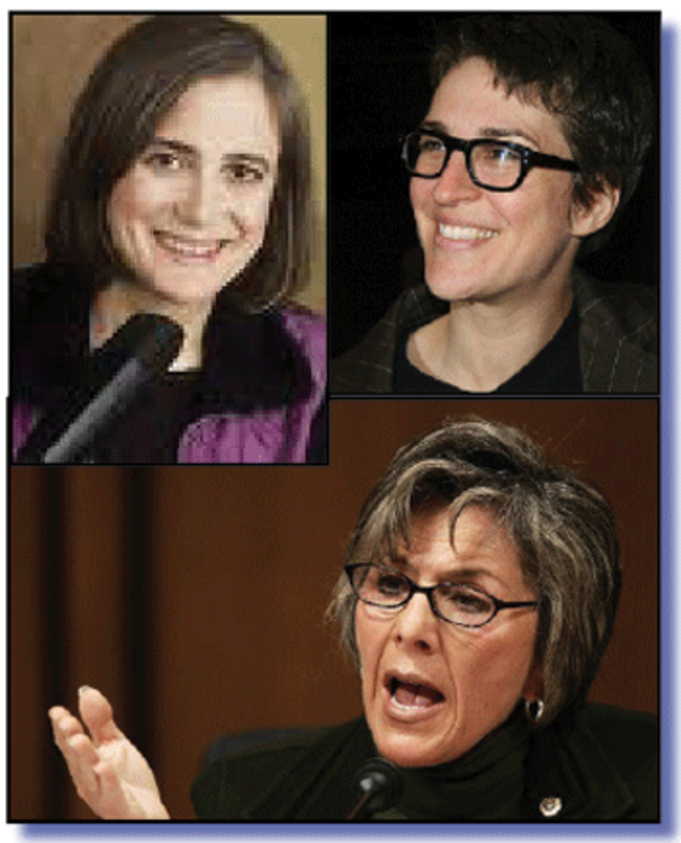 amy goodman rachel maddow barbara boxer