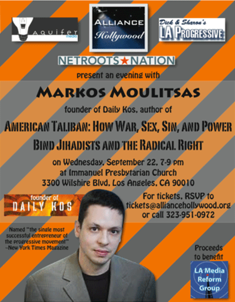markos moulitsas speaking in los angeles
