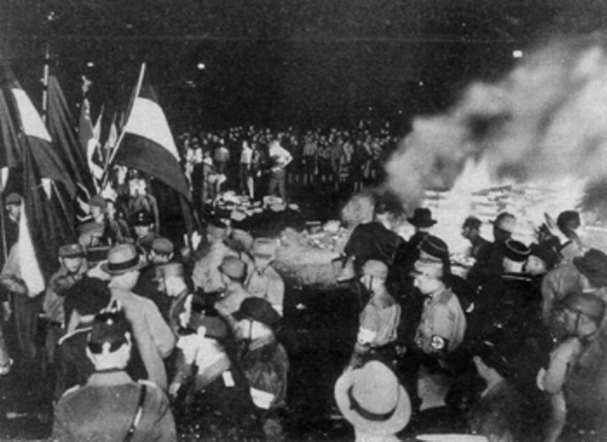nazi book burning
