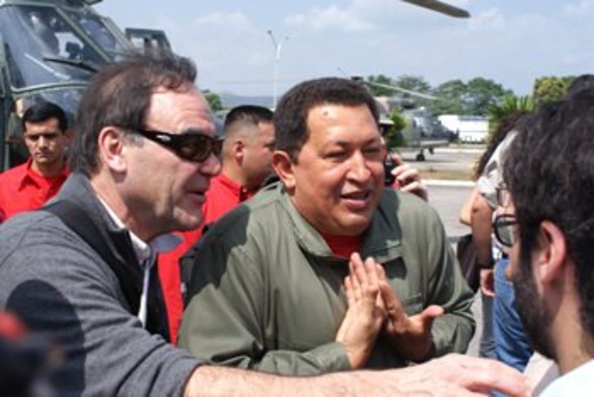 Oliver Stone and Hugo Chavez