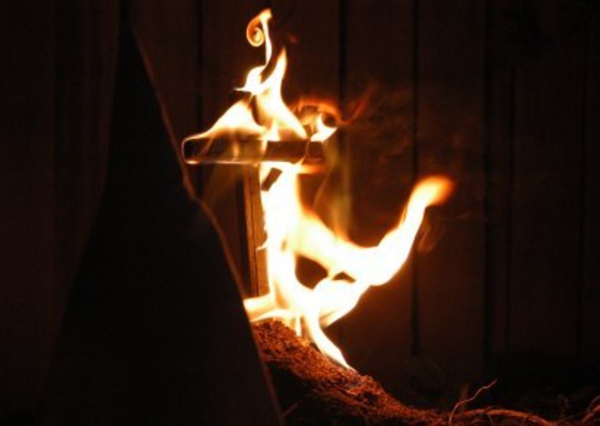 Burning Cross