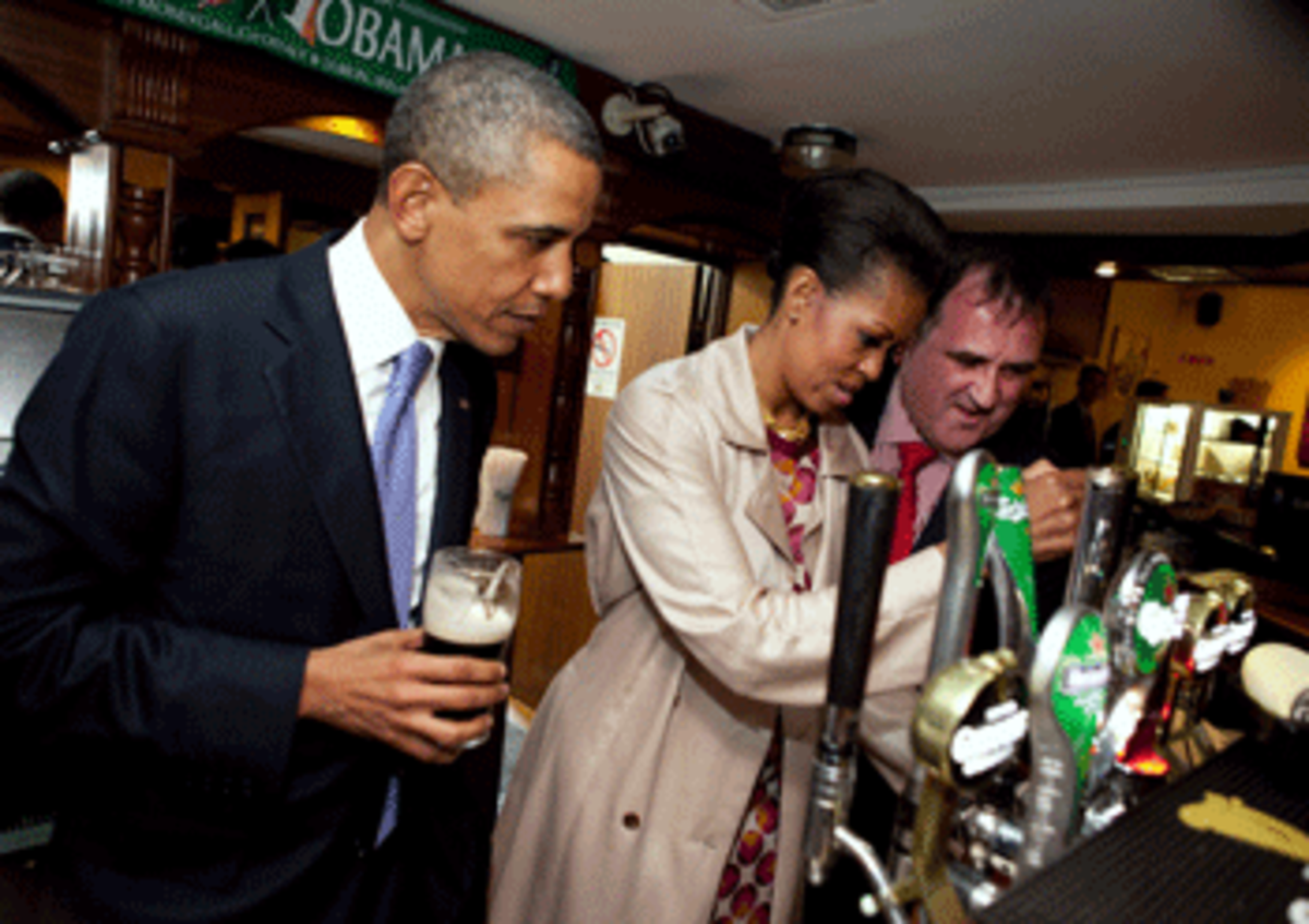 obamas guinness photo obamas guinness What Will It Take to Bring Obama Home? Civics 101