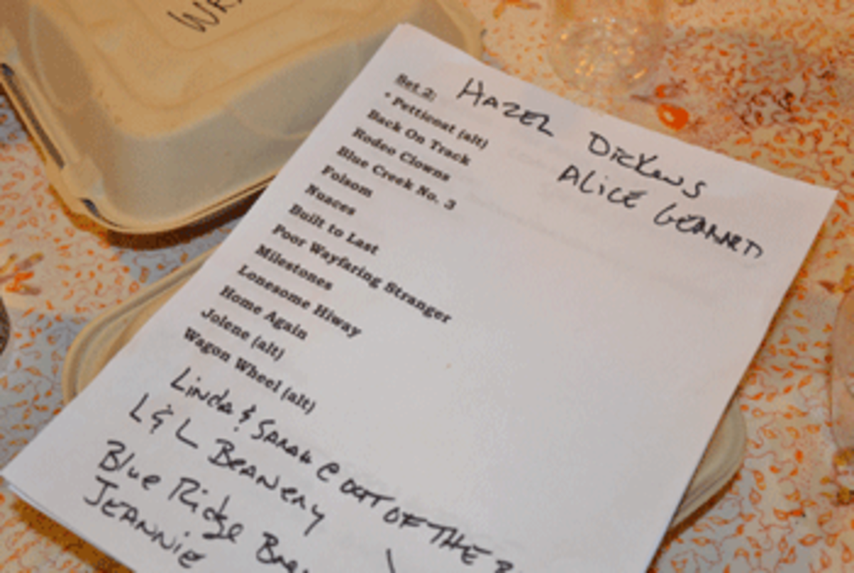 roxie_setlist Set List