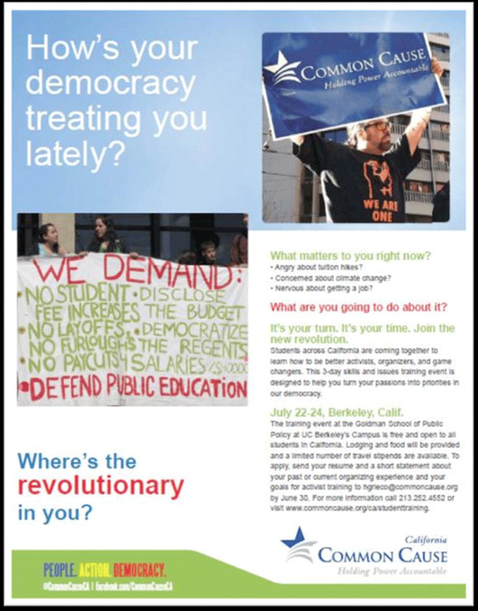 common cause photo common cause Hows Your Democracy Treating You Lately?