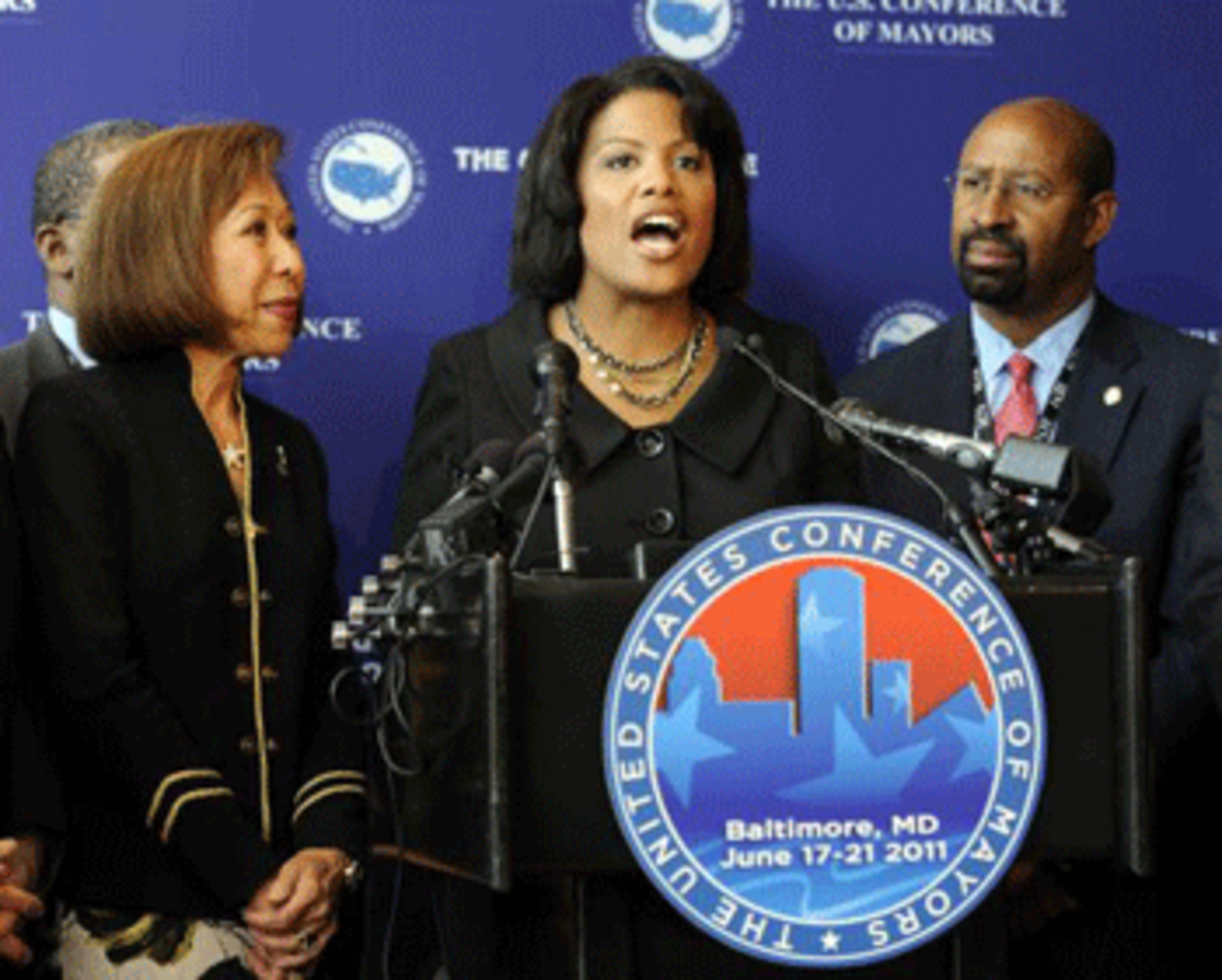 mayors conference 2 photo mayors conference 2 Mayors to Obama: Bring War Dollars Home