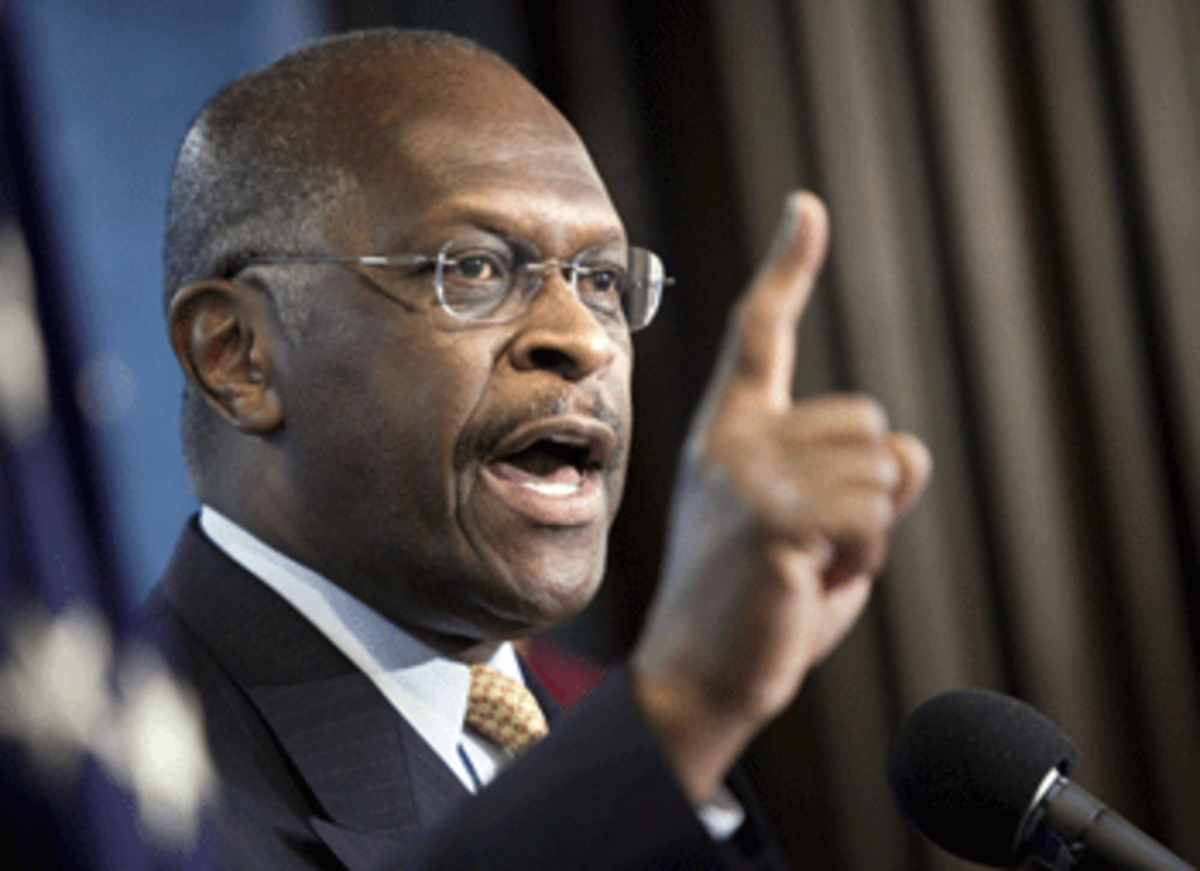 herman cain Cain Turns History Upside Down