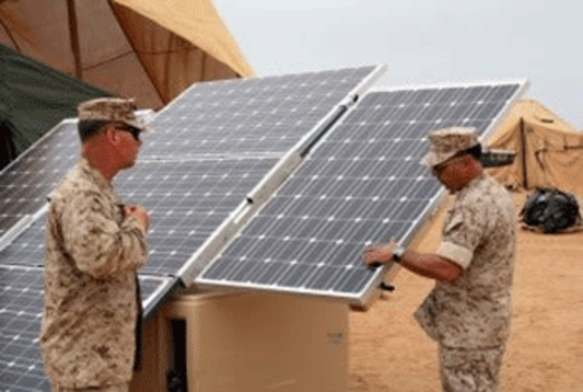 marines solar power