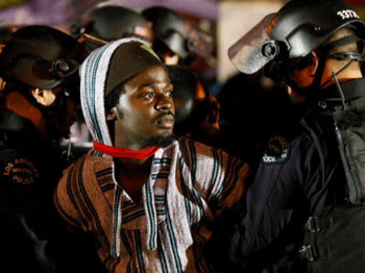 occupy la arrest
