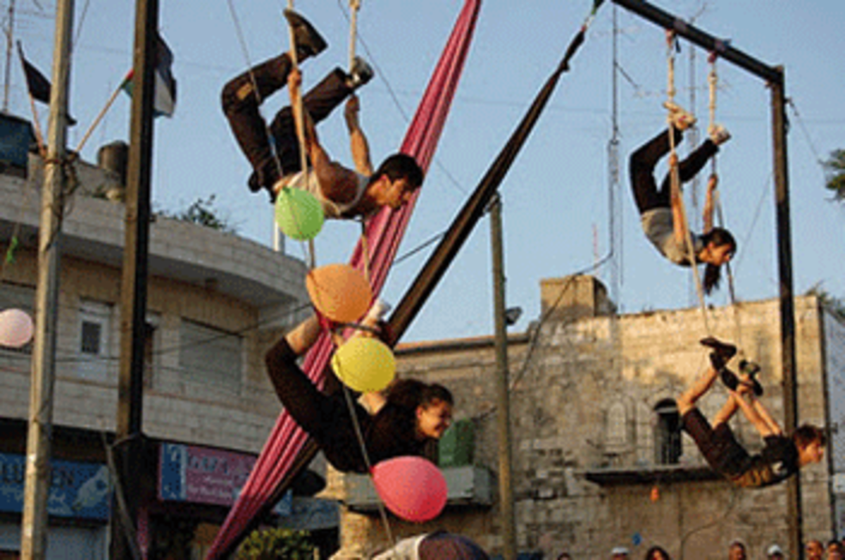palestine-clowns-3 palestine clown school