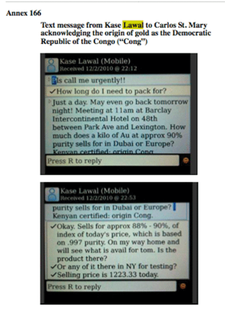 Screen shot of public UN document