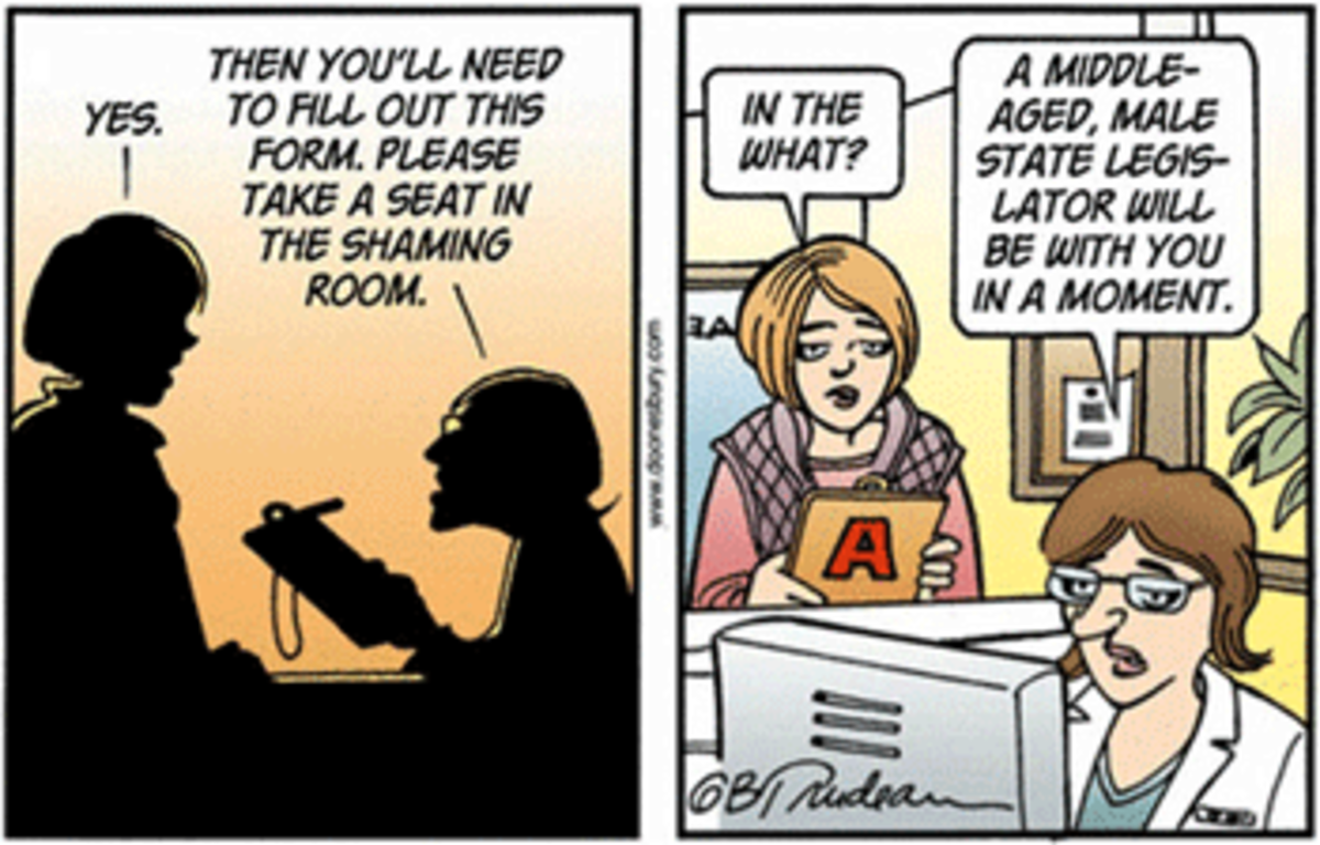Garry Trudeau abortion An Open Letter to the GOP: Transvaginally Speaking