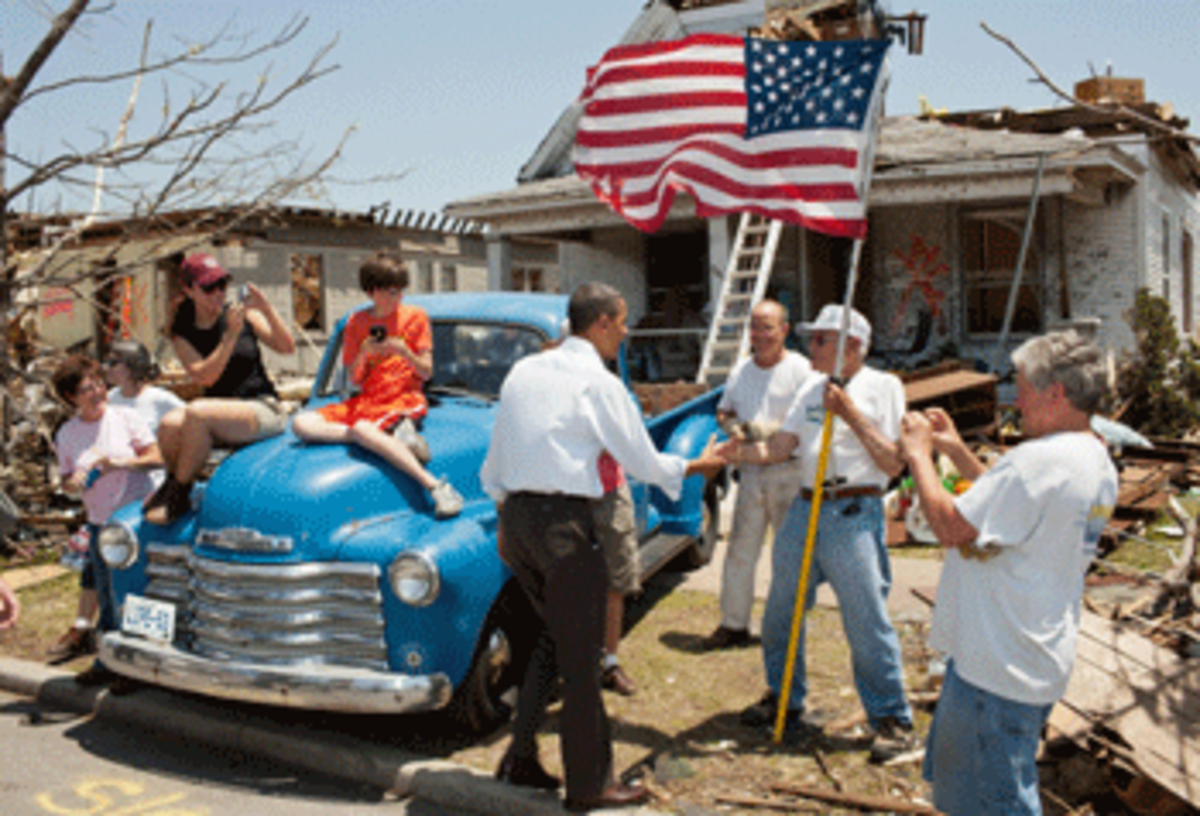 obama tornado photo obama tornado Barack Obama in 2012