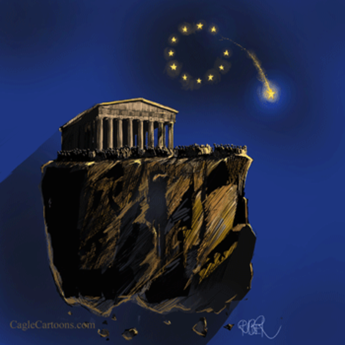 greek austerity Austerity Fails: The First Domino Falls in Greece
