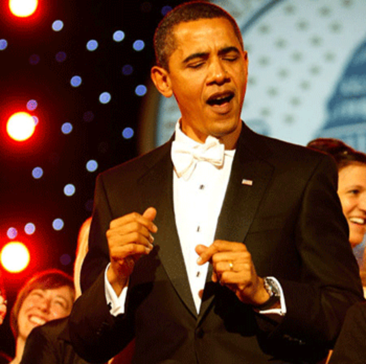 The Spirit of America Obama-dancing