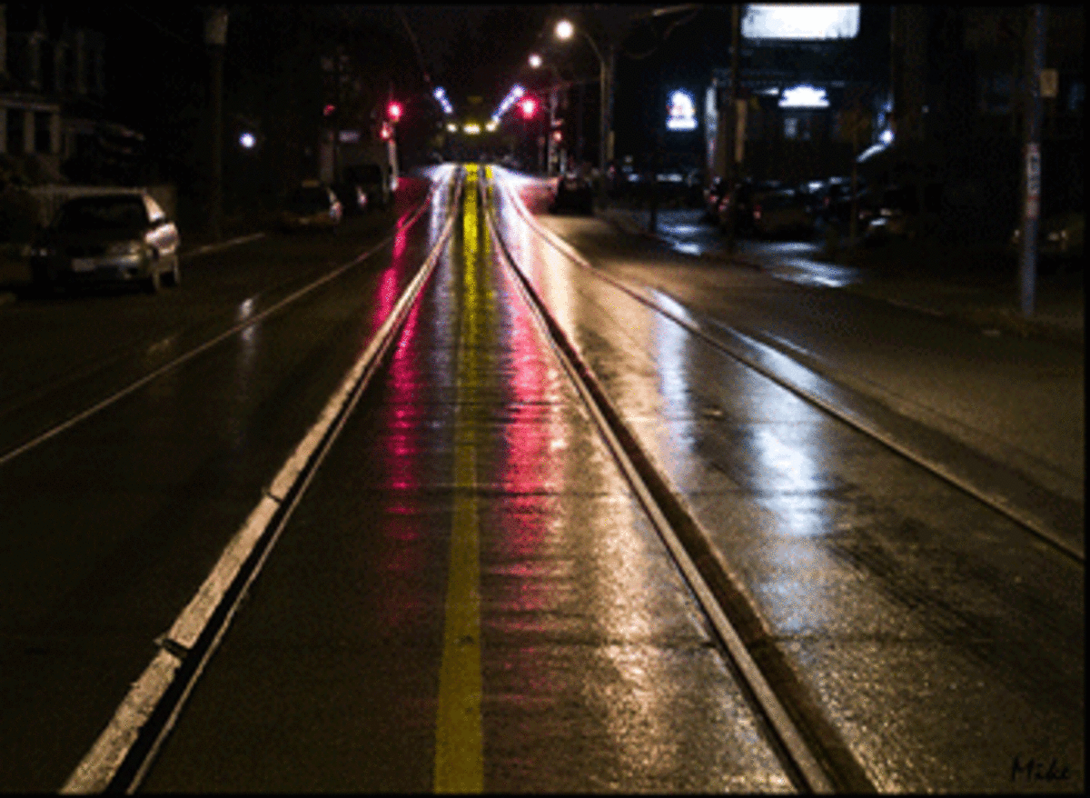 toronto street wet Living Rough