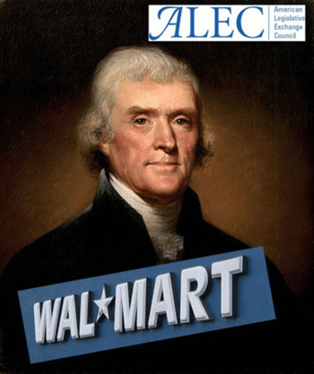walmart jefferson Walmart Gets Jeffersonian on ALEC, Freezes Membership