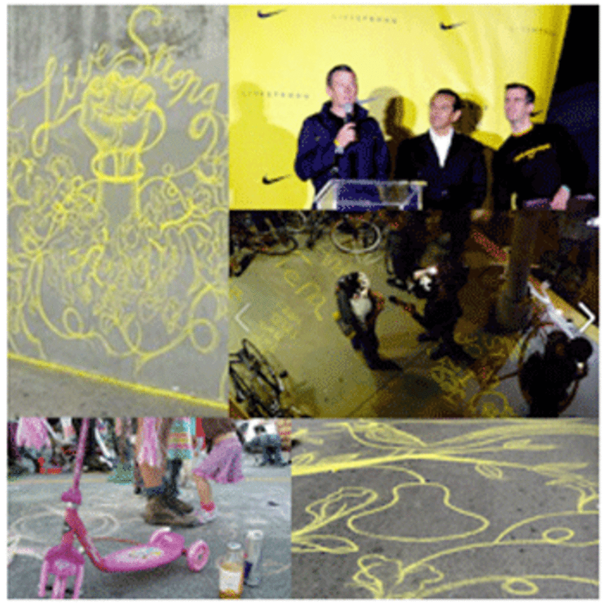 chalk walk LAPD Chalks Its Rubber Bullet Behavior Up to Vandalism