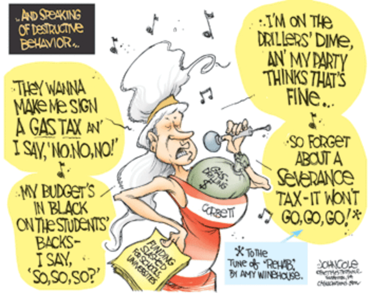 fracking corbett Pennsylvania Politics Continues to Trump Health and the Environment