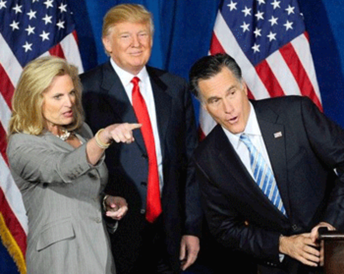 ann donald mitt Ryan Akin, Romney Trump