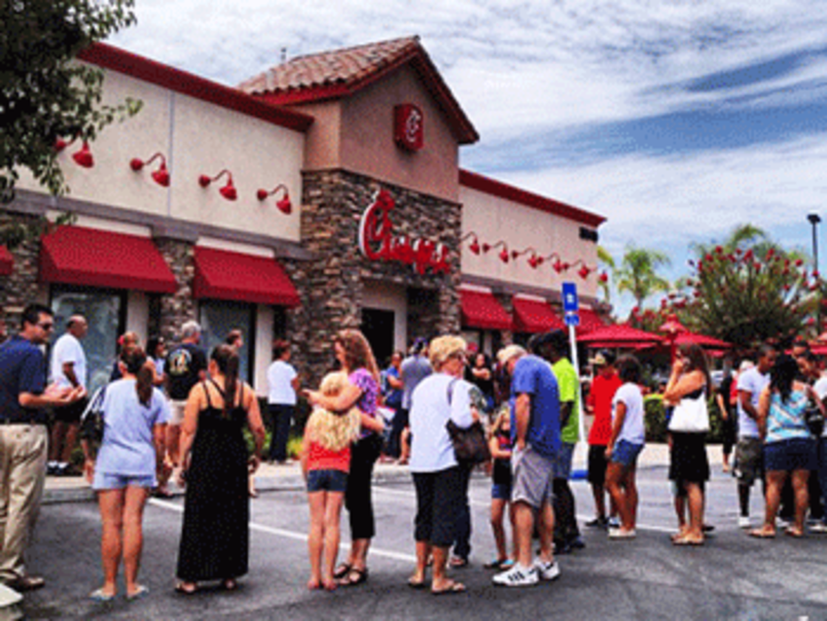 chiv fil a lineup Chick Fil A Lineup: Great Moments in Civil Obedience