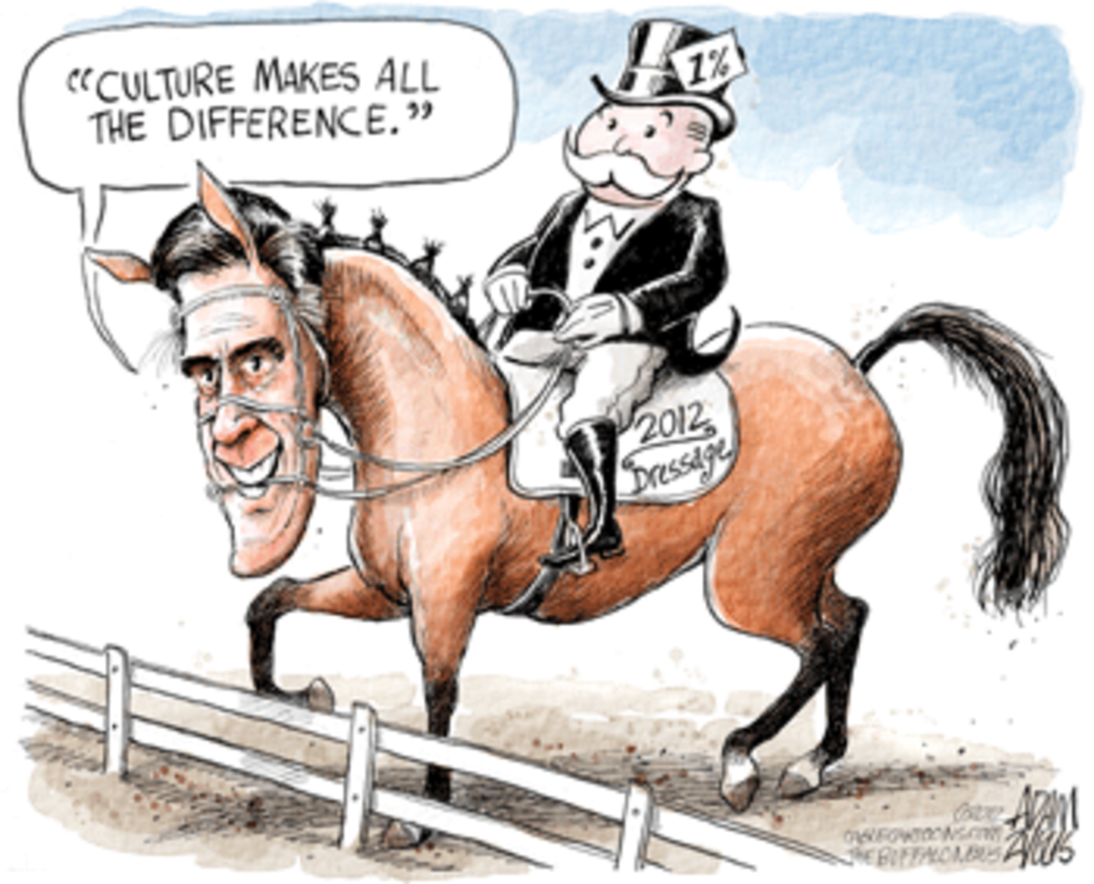 mitt dressage Romney Channels Monty Python