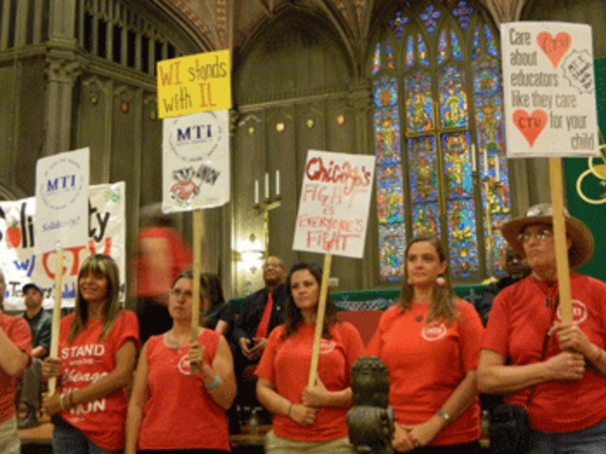 chicago teachers 1 All Eyes on Chicagos Teachers