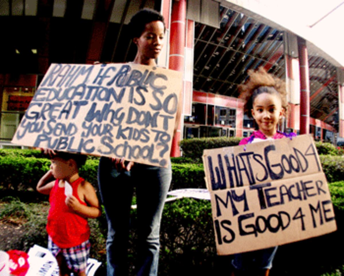 chicago teachers strike 1 Chicago Teachers Union Vs. Mayor Rahm Emanuel (The Democrats’ Scott Walker?)  