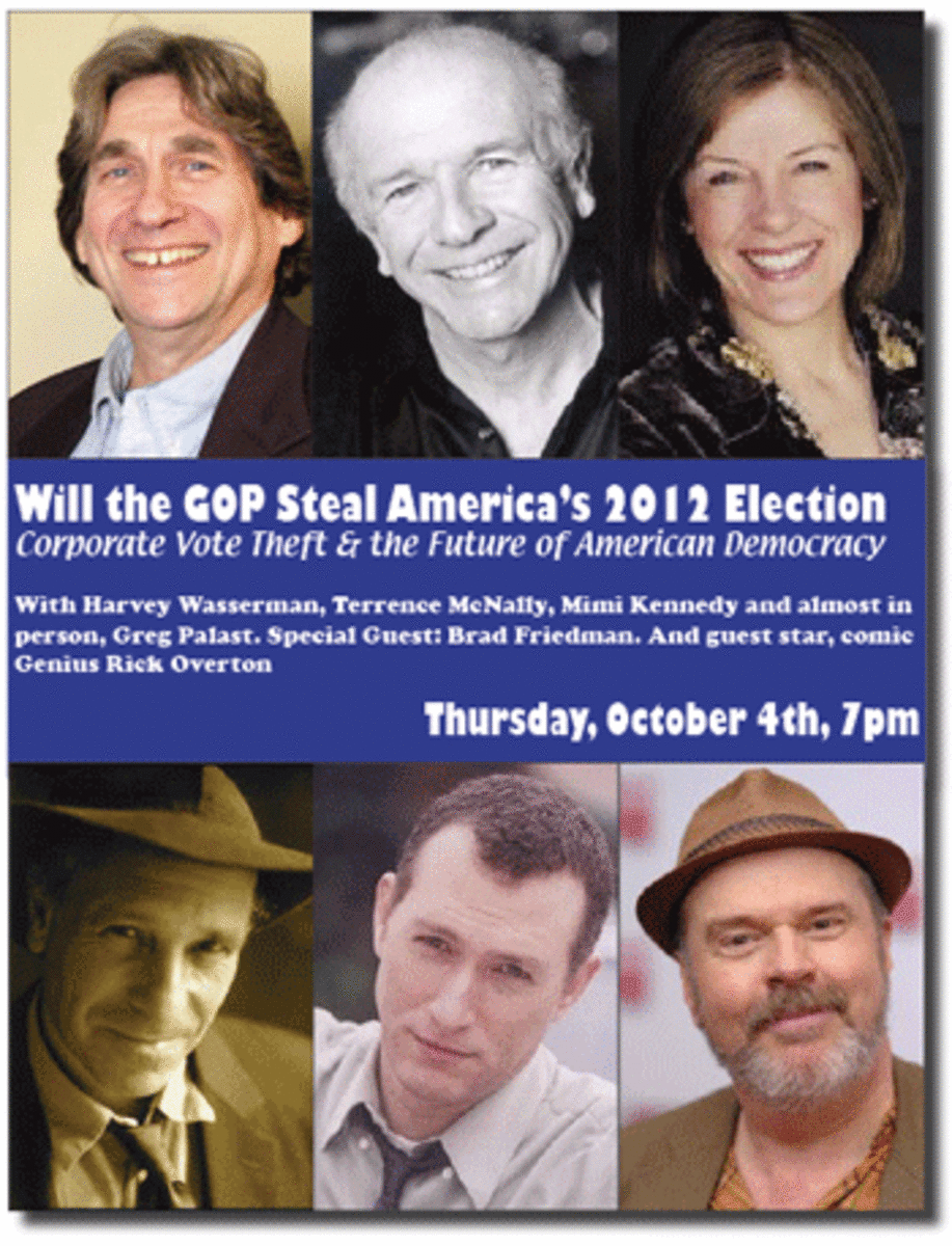 mimi kennedy event Will the GOP Steal Americas 2012 Election   Thursday, October 4th