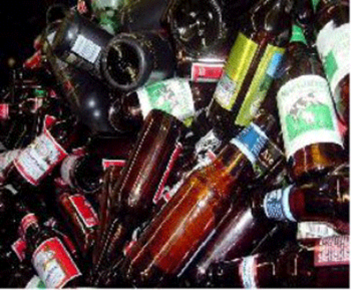 recycling bottles Dealing with Garbage 