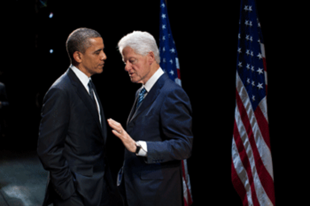 barack and bill Obamas Debate Mission