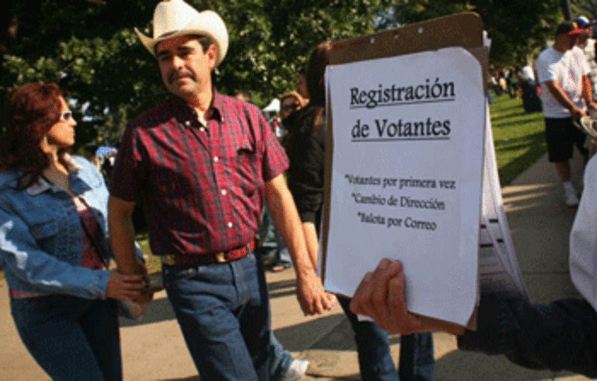 latinos voting early