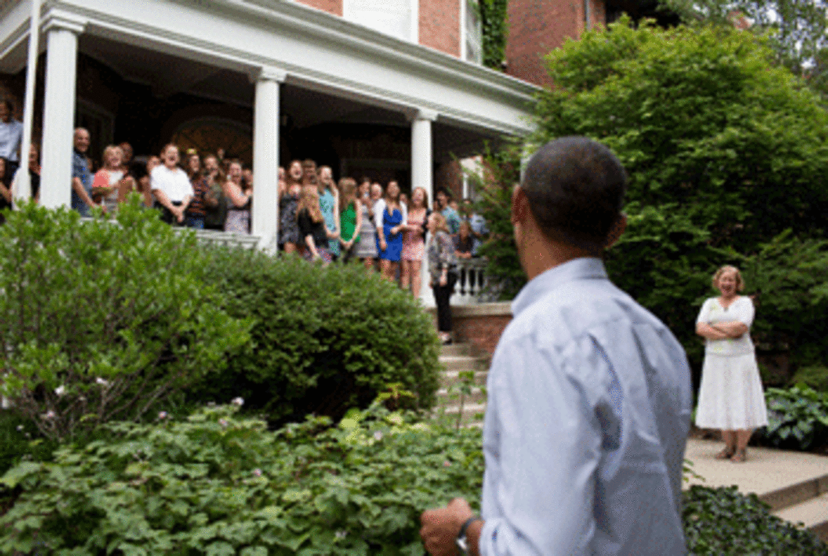 obama neigbhoera singing photo obama neigbhoera singing Presidential Debate Wednesday, Jobs Report Friday